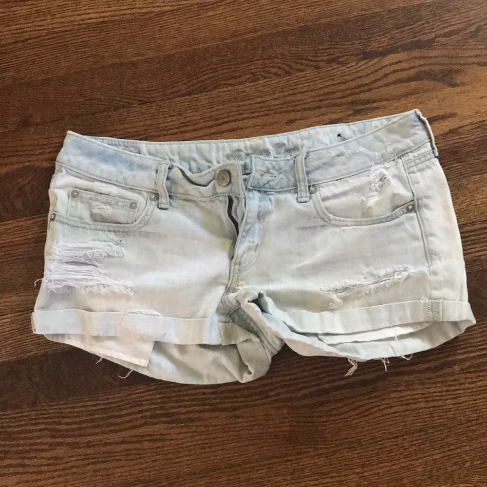 AE cut off jean shorts